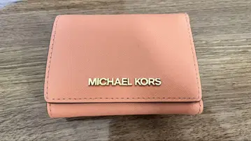MICHAEL KORS 3단 폴더형 지갑 핑크