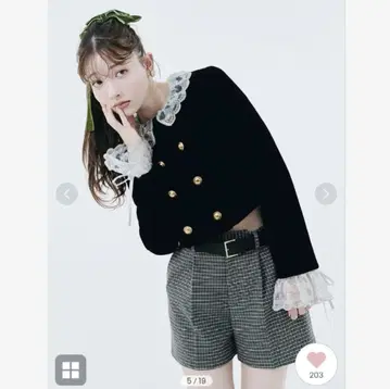 릴리 브라운 LILY BROWN 벨로아 리본