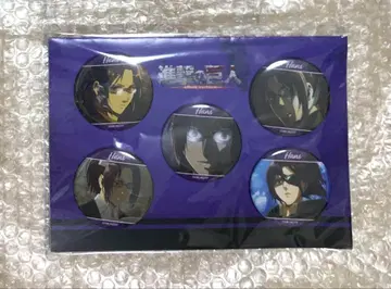 진격의 거인 한지 장면 사진 캔뱃지 5개 세트