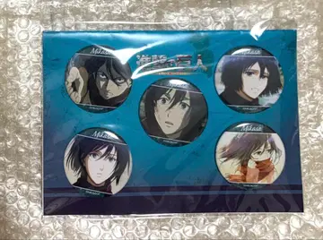 진격의 거인 미카사 장면 사진 캔뱃지 5개 세트