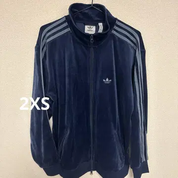 adidas 벨로아 트랙 자켓 네이비