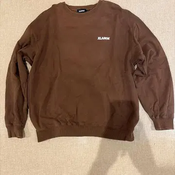 [ 새상품급 ] XLARGE 맨투맨 트레이닝복 브라운