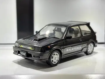 아오시마 DISM 1/43 도요타 스타렛 터보 블랙 그레이 투톤