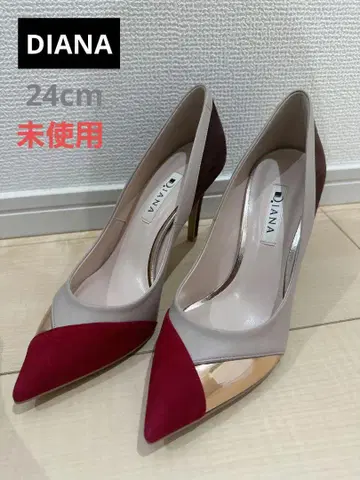 미사용 DIANA 펌프스 24cm