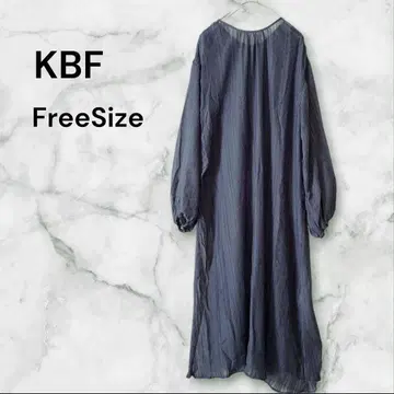 KBF 2way 플리츠 시어 원피스 블루 프리 사이즈 블루 계열