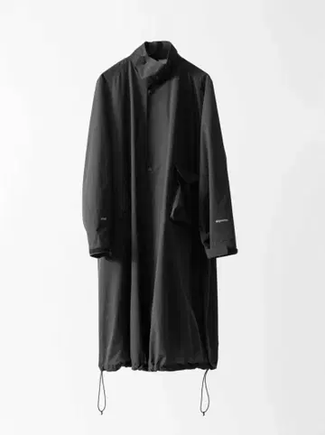 HYKE x BIOTOP 밀리터리 코트 21ss 블랙