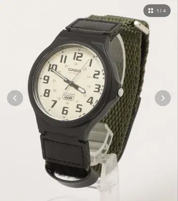 CASIO/MW-240B-3BJF 블랙 x 그린
