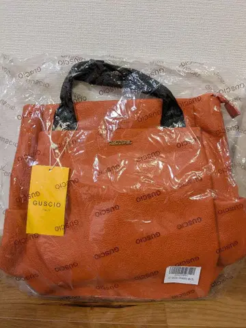 GUSCIO 오렌지 백팩형 토트형