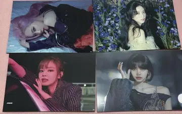 BLACKPINK 포토 카드 4장 세트 팬클럽 한정판 BLINK