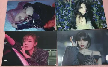 BLACKPINK 포토 카드 4장 세트 팬클럽 한정판 BLINK