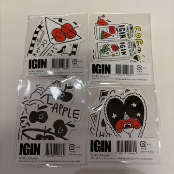 IGIN 아이긴 와키 윌리 콜라보 스티커 컴프 새상품 미개봉
