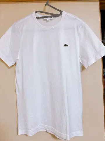 Lacoste 화이트 반팔 T셔츠