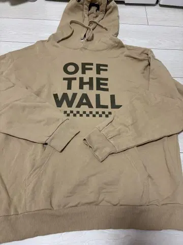 VANS OFF THE WALL 베이지 후드티