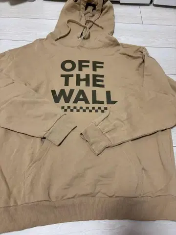 VANS OFF THE WALL 베이지 후드티