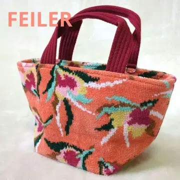 FEILER 페이러 클리어 라벨 미니 토트 핸드 백