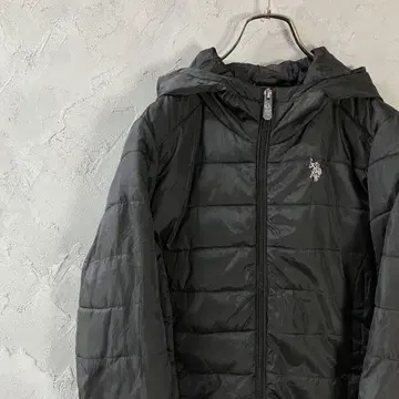 U.S. POLO ASSN. 다운 자켓 충전솜 풀 집업 자수 LO21
