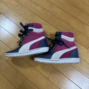 Puma 하이컷 스니커즈 24.5cm