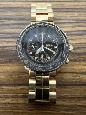 세이코 플라이트 마스터 크로노그래프 SNA414P1 배터리 방전