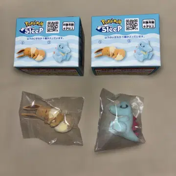 피규어 컬렉션 포켓몬 슬립 시안의 모래사장 이브이 와니노코 2점