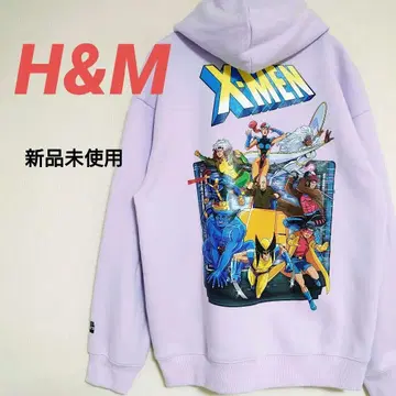 H&M x X-MEN 루즈핏 후드 맨투맨 MARVEL