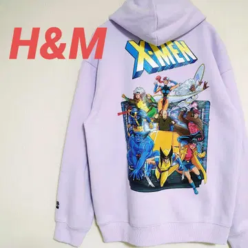 H&M x X-MEN 루즈핏 후드 맨투맨 MARVEL