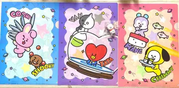 BT21 쿠라스시 클리어 파일&피규어 RJ