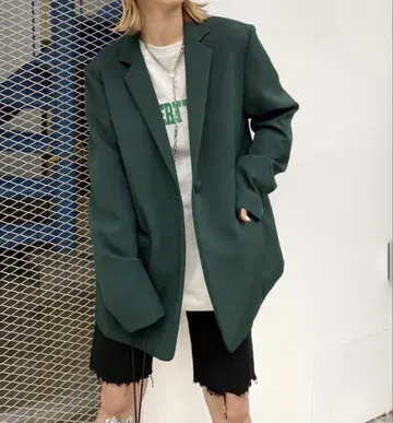 후즈후 갤러리 싱글 체크 자켓