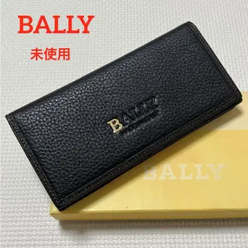 미사용 BALLY 발리 가죽 장지갑 블랙 박스 포함