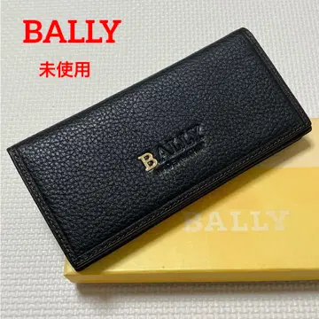 미사용 BALLY 발리 가죽 장지갑 블랙 박스 포함