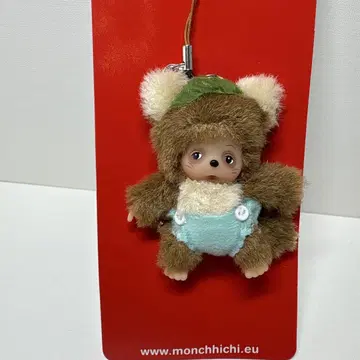 새상품 EU 한정판 베이비치치 너구리 키링 monchhichi 269