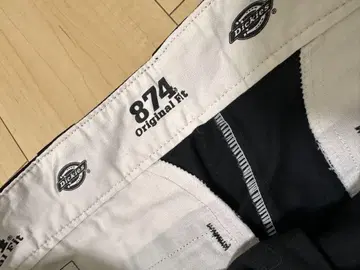 Dickies 874 오리지널 핏 블랙 팬츠 34