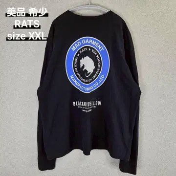 새상품급 레어 RATS TWO WHEEL L/S TEE 랏츠 로고 포켓