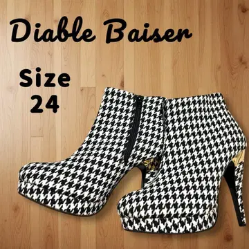 Diable baiser 유메텐보 하운드투스 숏부츠 24cm