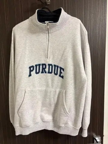 LOBBY Purdue 하프 지퍼 트레이닝복 그레이