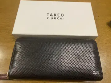 TAKEO KIKUCHI 장지갑 블랙
