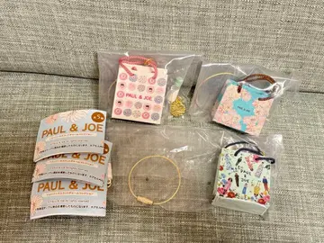 PAUL & JOE 가챠 쇼핑백 마스코트 참 3종 세트