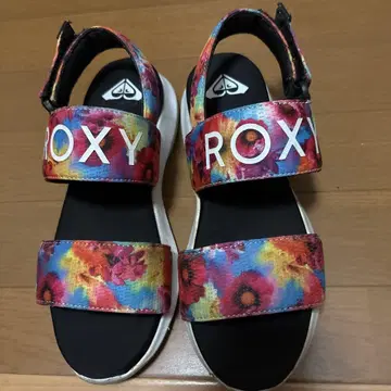 ROXY 컬러풀 꽃무늬 스포츠 샌들