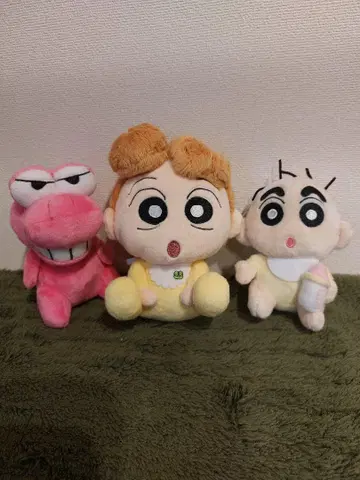 짱구는 못말려 봉제 인형 3체 세트