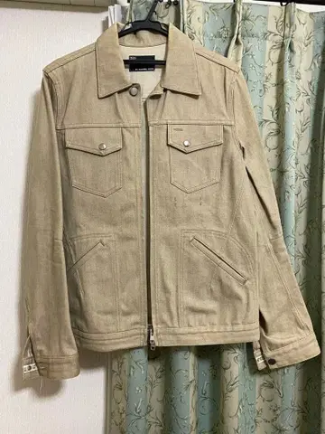 BY NUMBER (N)INE 베이지 집업 자켓