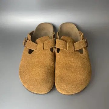 버켄스탁 보스턴 스웨이드 브라운 24cm
