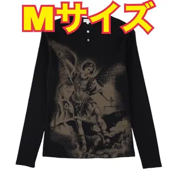 [ 블랙 M 사이즈 ] vallad - V.HENRY NECK L/S