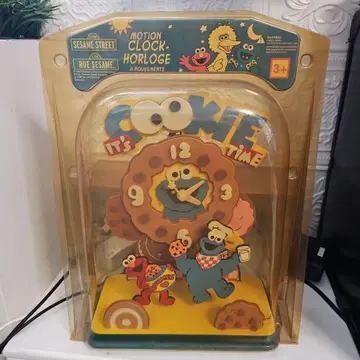 미사용 초레어 1998년 당시물 레트로 세서미 스트릿 시계