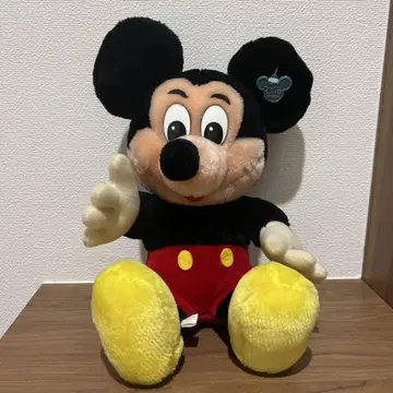 택 포함 80's 빈티지 디즈니 미키마우스 봉제 인형