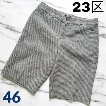 23구 하프 팬츠 울 트위드 그레이 계열 46 빅 온워드 카시야마
