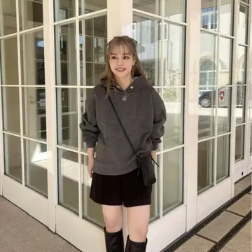 [ 미사용 새상품 ] jumelle 후디 후드티 그레이