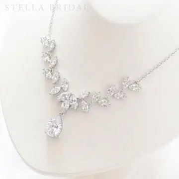STELLA BRIDAL 크리스탈 목걸이