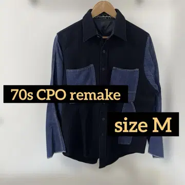 70s remake CPO M 사이즈 usnavy 울 데님 워크