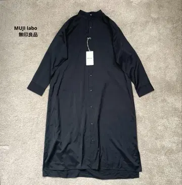 [택 포함 새상품] 무인양품 MUJI labo 릴랙스 핏 셔츠 원피스
