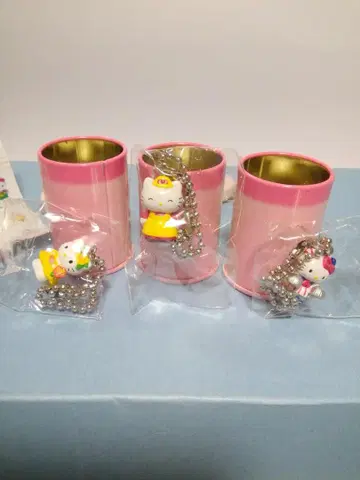 헬로키티 컬렉터즈 마스코트 2 3개 세트 2001년 헤이세이 레트로