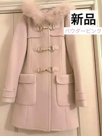 [ 미사용 새상품 택 포함 ] 비트 더플 코트 파우더 핑크
